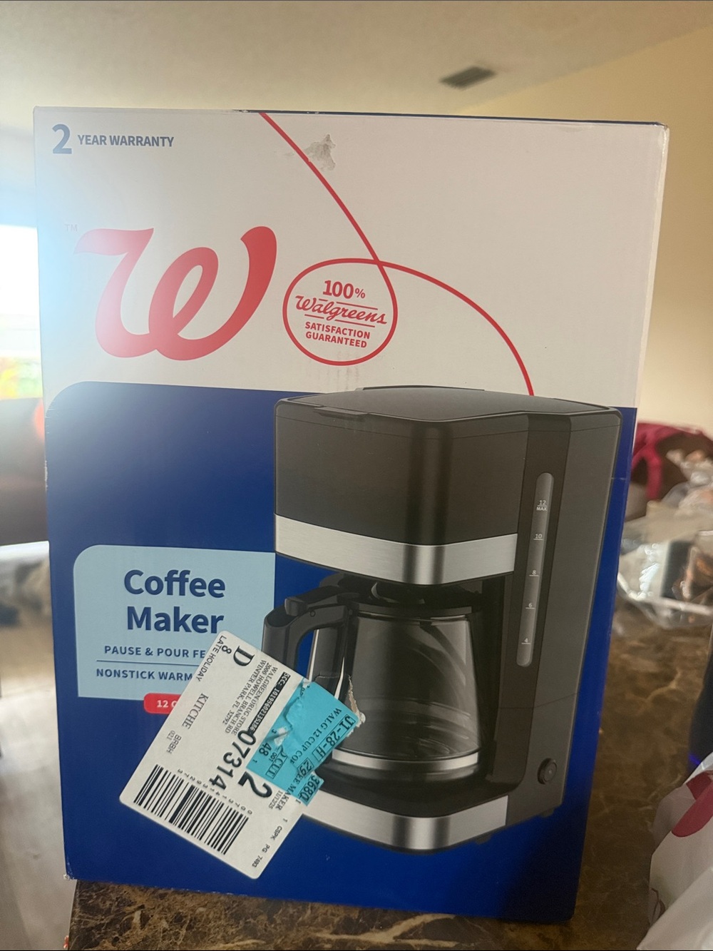 Walgreens Black Coffee Maker - 12-Cup Drip Brewer